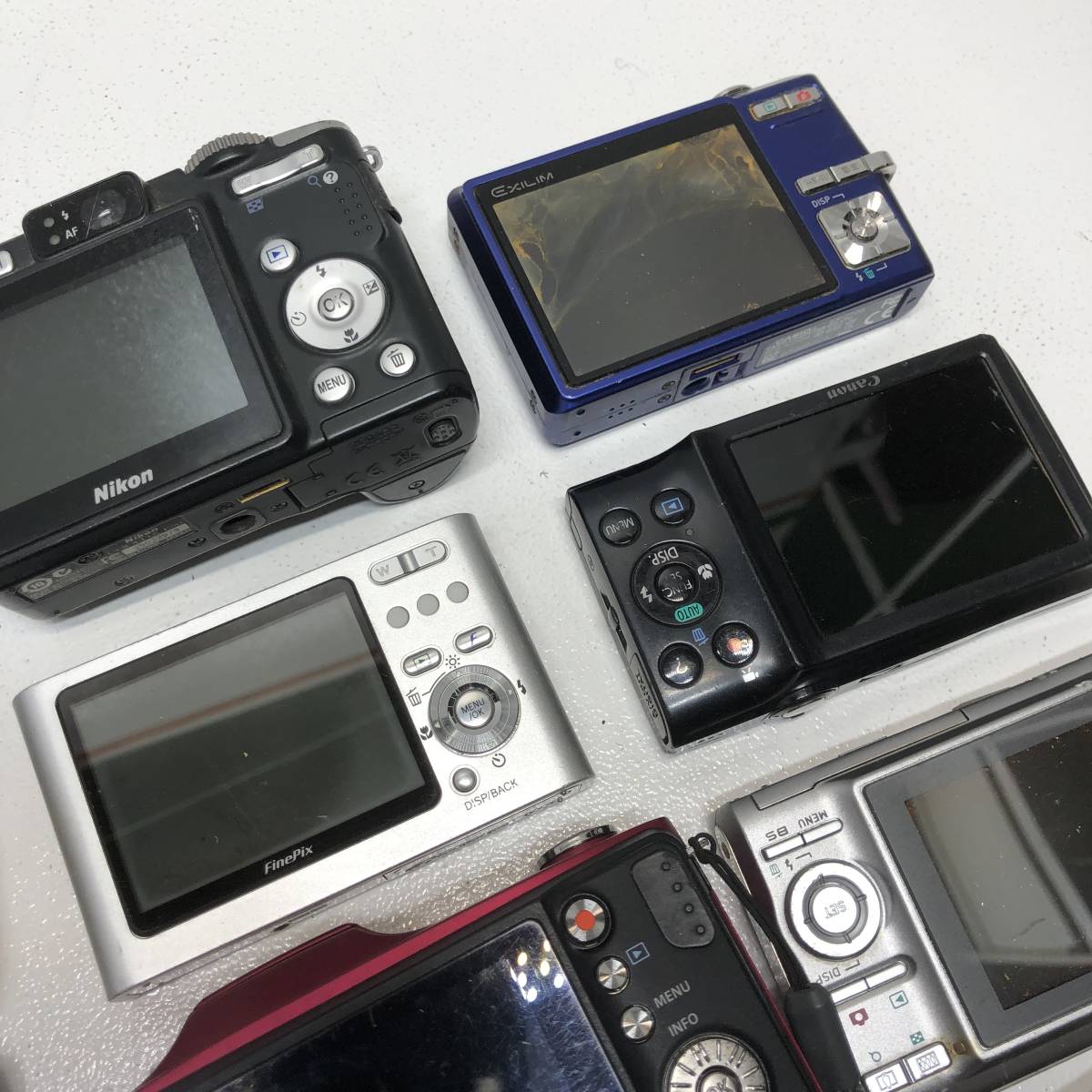 【ジャンク品】デジタルカメラ まとめて　Nikon/Canon/Panasonic/SONY/CASIO/OLYMPUS/FUJIFILM 計34台　管理番号12142103 _画像9