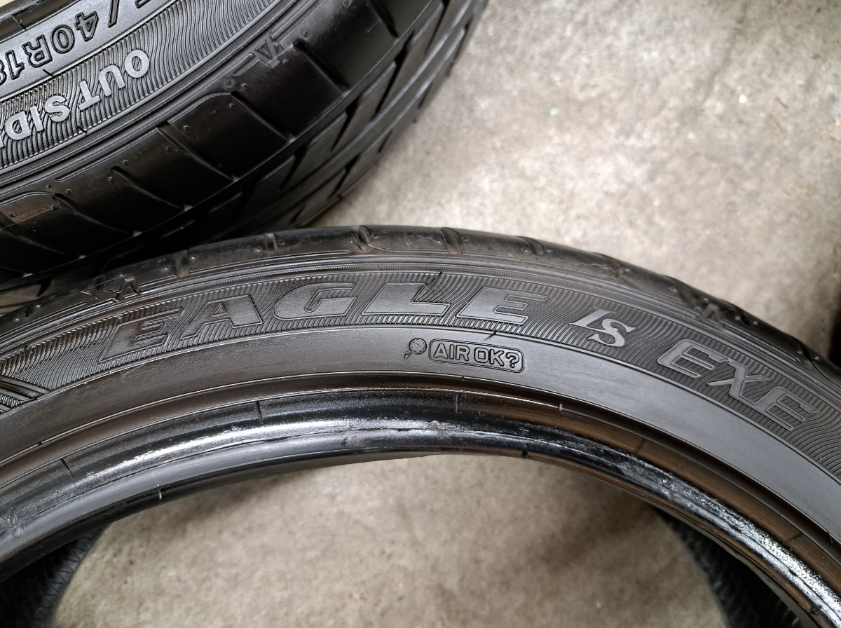 GOODYEAR EAGLE LS EXE 225/40R18 タイヤ 4本 スバル レガシィ インプレッサスポーツ 86 BRZ プリウス アルテッツァ バリ山_画像5