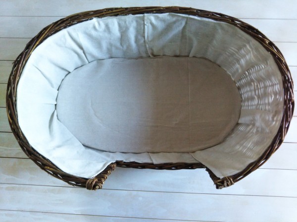 * bed bed L new goods * Northern Europe furniture basket bed natural material basket . antique storage interior linen flax display equipment ornament pet dog dog bed 