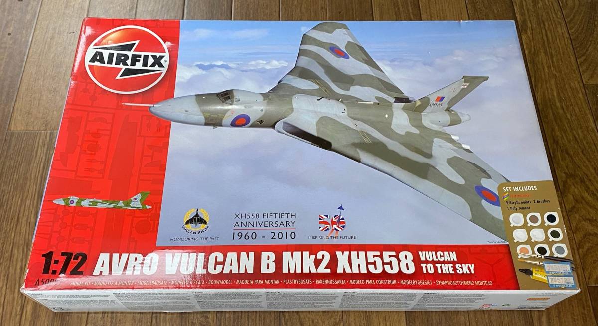 未組立　プラモデル　その3　未開封　AIRFIX　AVRO VULCAN Mk2 XH558　検：軍用機　航空機　イギリス　戦闘機_画像1