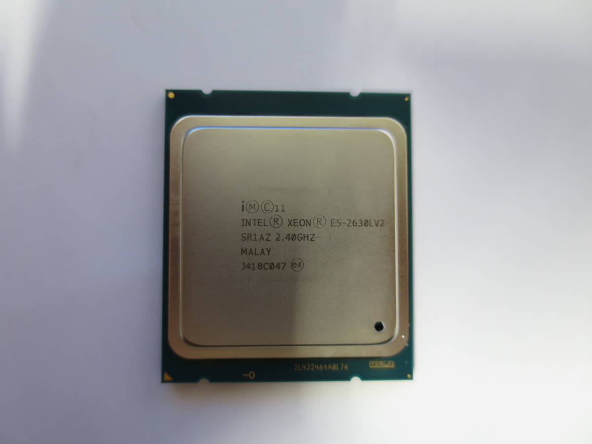 【中古】Intel XEON E5-2630L v2 キャッシュ15M SR1AZ 2.40GHz MALAY_画像1