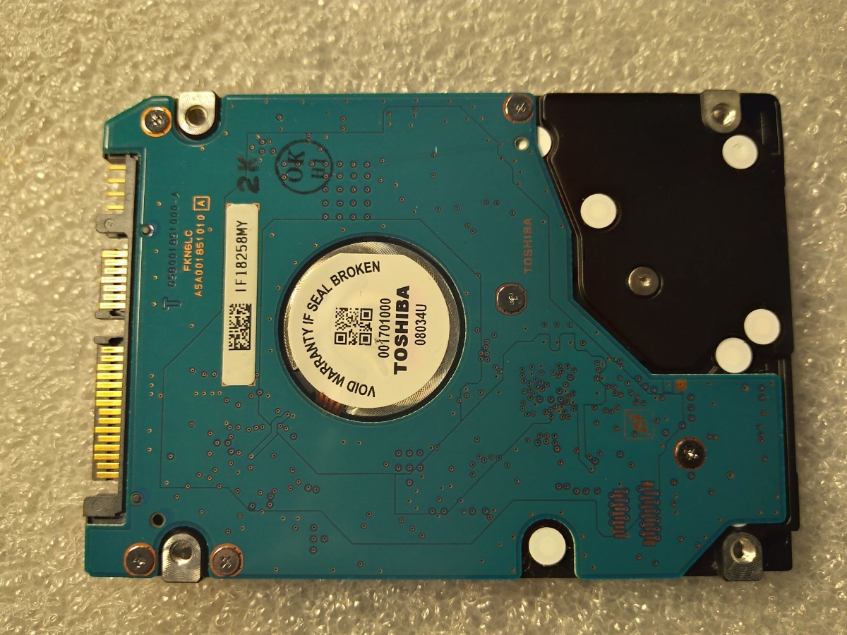 ★ TOSHIBA MK8037GSX 2.5インチHDD『正常判定』80GB！_画像2