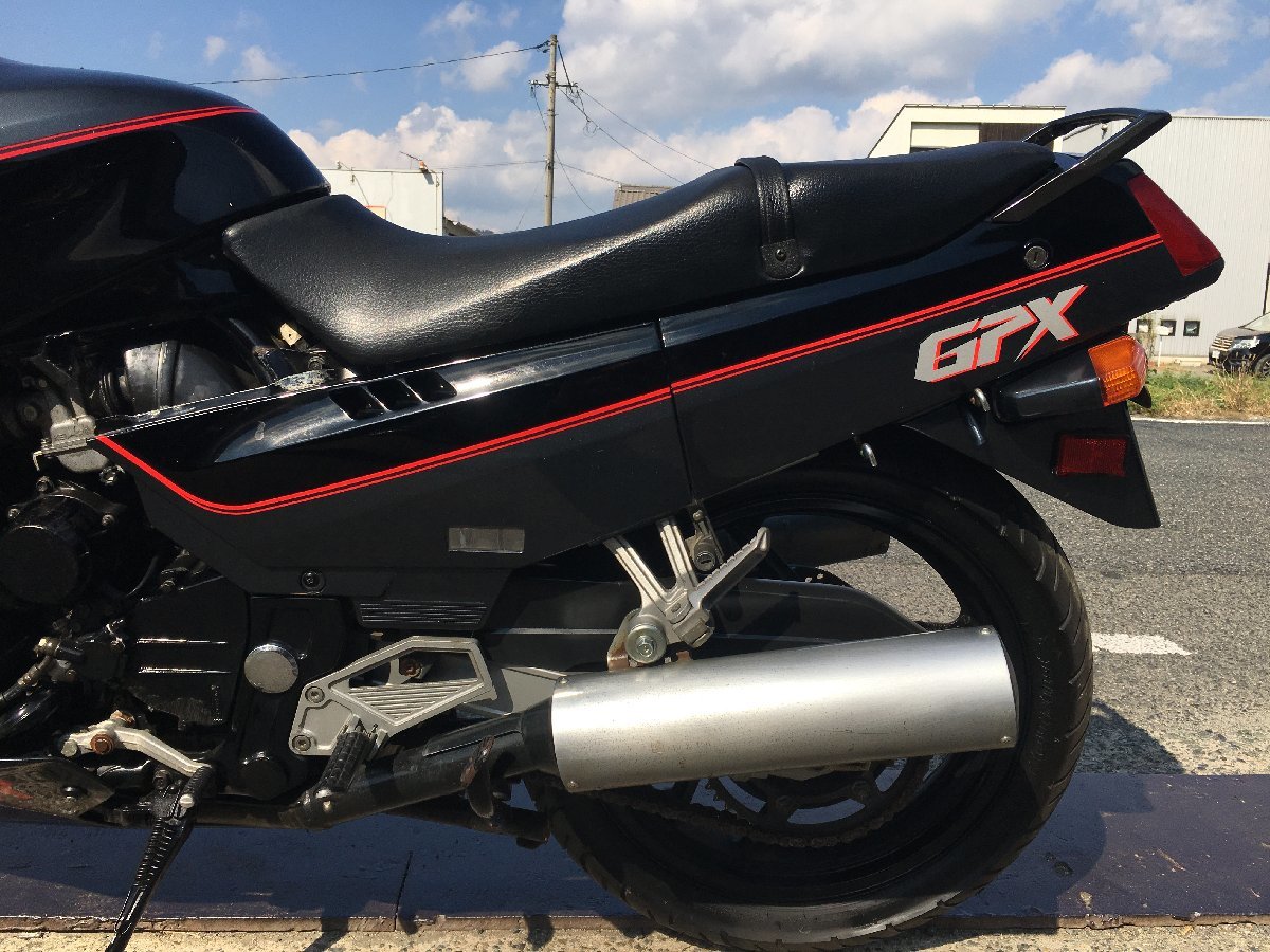 カワサキ GPX750R ZX750F 実働 書類付き 低走行11471km レストア ツーリング コレクション カスタムベースにも_画像5