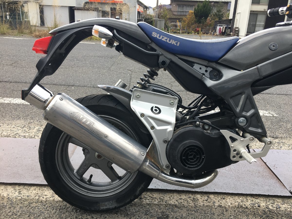 スズキ ストリートマジック110 TR110S CF12A ボアアップ 135cc 実働 軽二輪登録 高速乗れます 通勤快速 カスタムベースにも_画像3