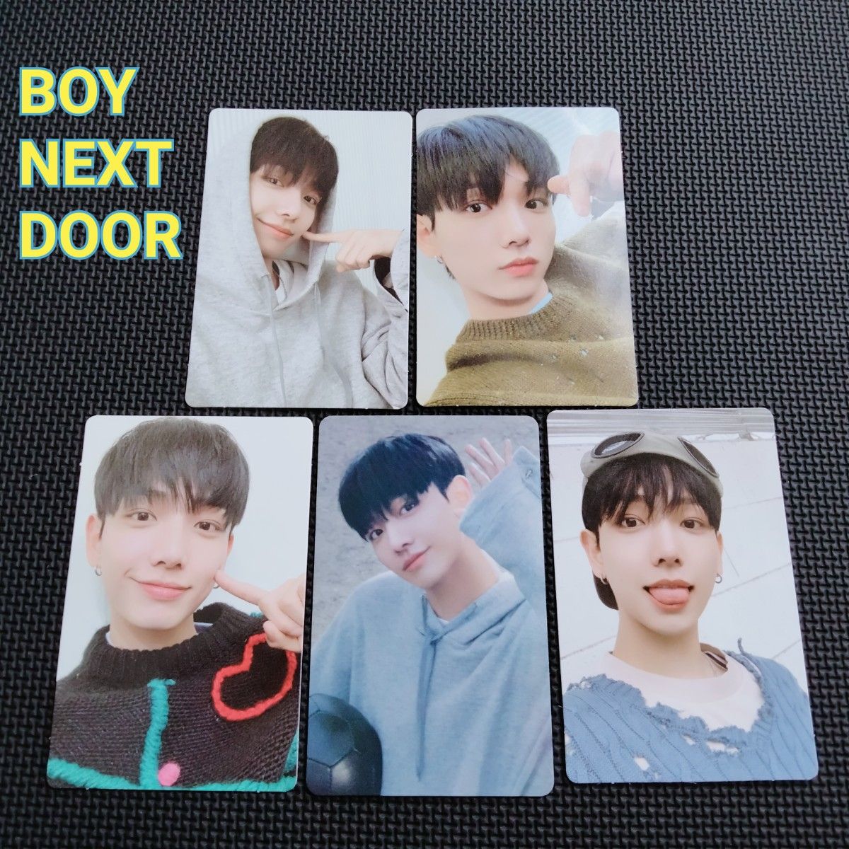 BOYNEXTDOOR　ジェヒョン　WHO　トレカ　アルバム封入トレカ　weverse japan 特典　公式