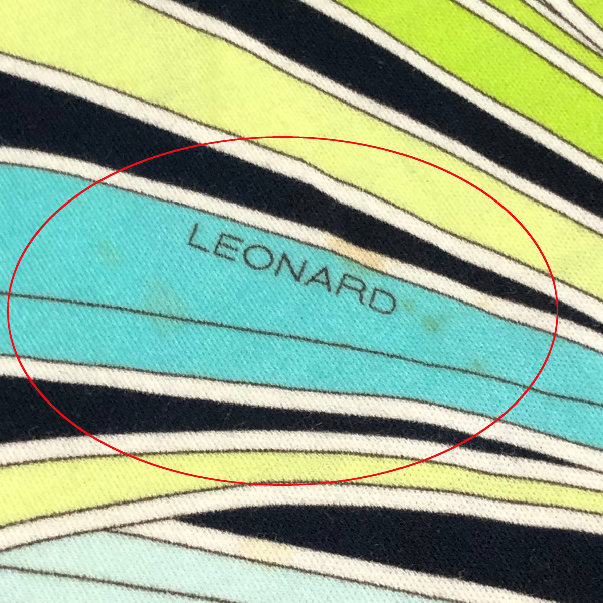 LEONARD SPORT レオナール Tシャツ カットソー 花柄 半袖 40 ネイビー ブルー レディース A34_画像8