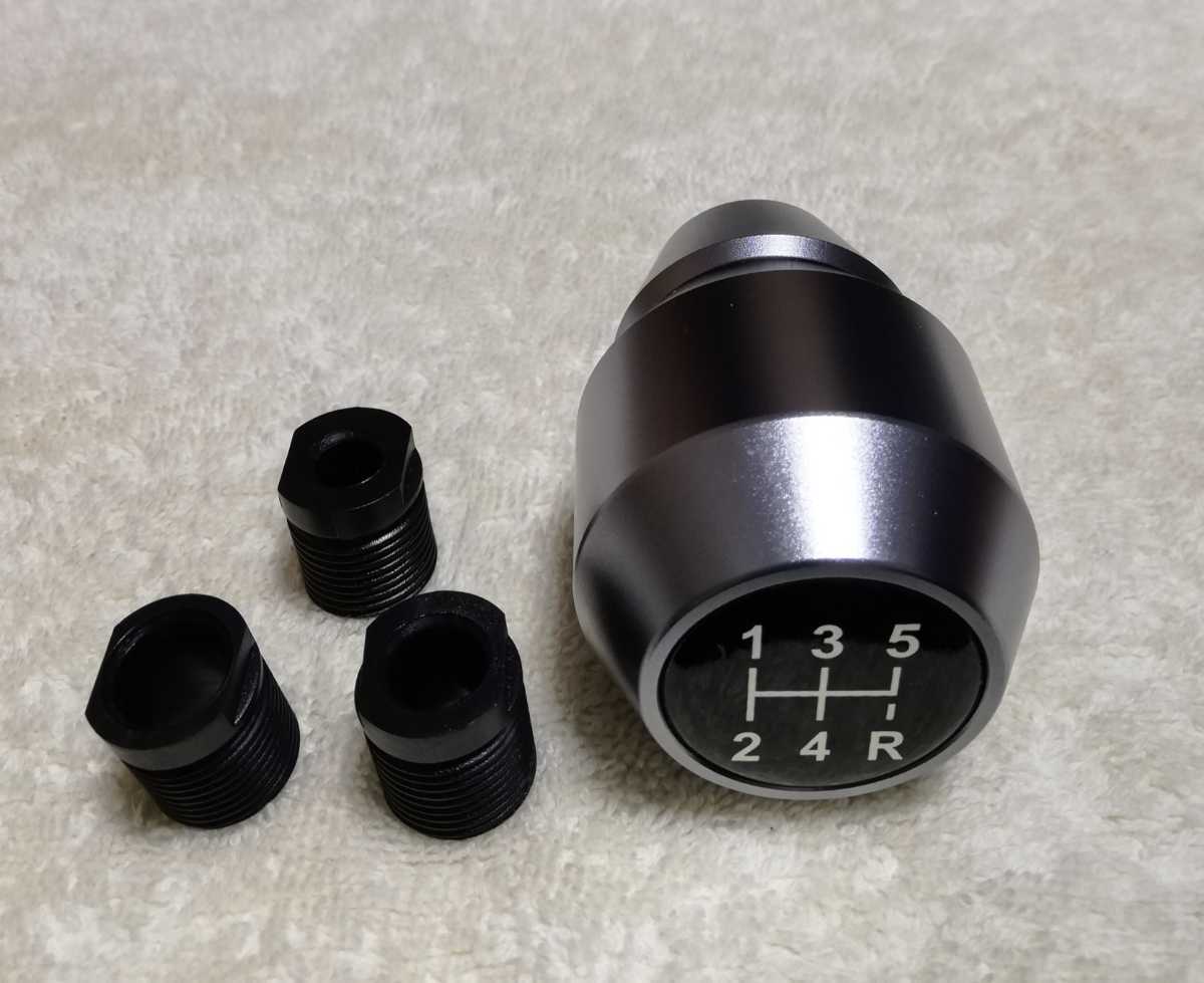 * gunmetal .. type aluminium 5 speed shift knob * inspection )HONDA DC2 EK9 EG6 Mugen TRD AE86 nismo S13 S14 Z32 WRX STI Lancer Swift JDM USDM