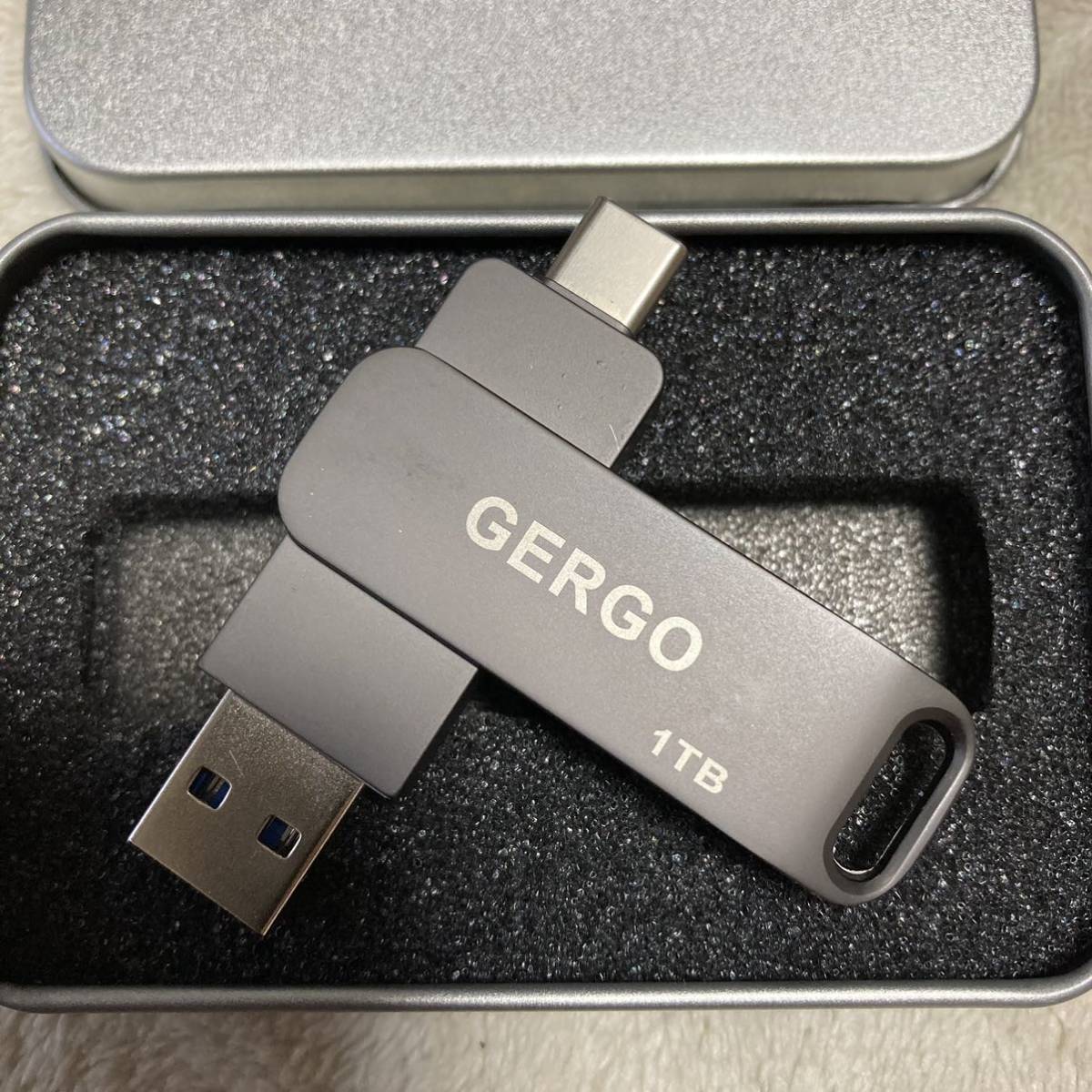 ＊GERGO USBメモリ 1TB 2IN1 USB3.0&Type-Cメモリ 大容量 フラッシュメモリ 外部メモリ_画像9