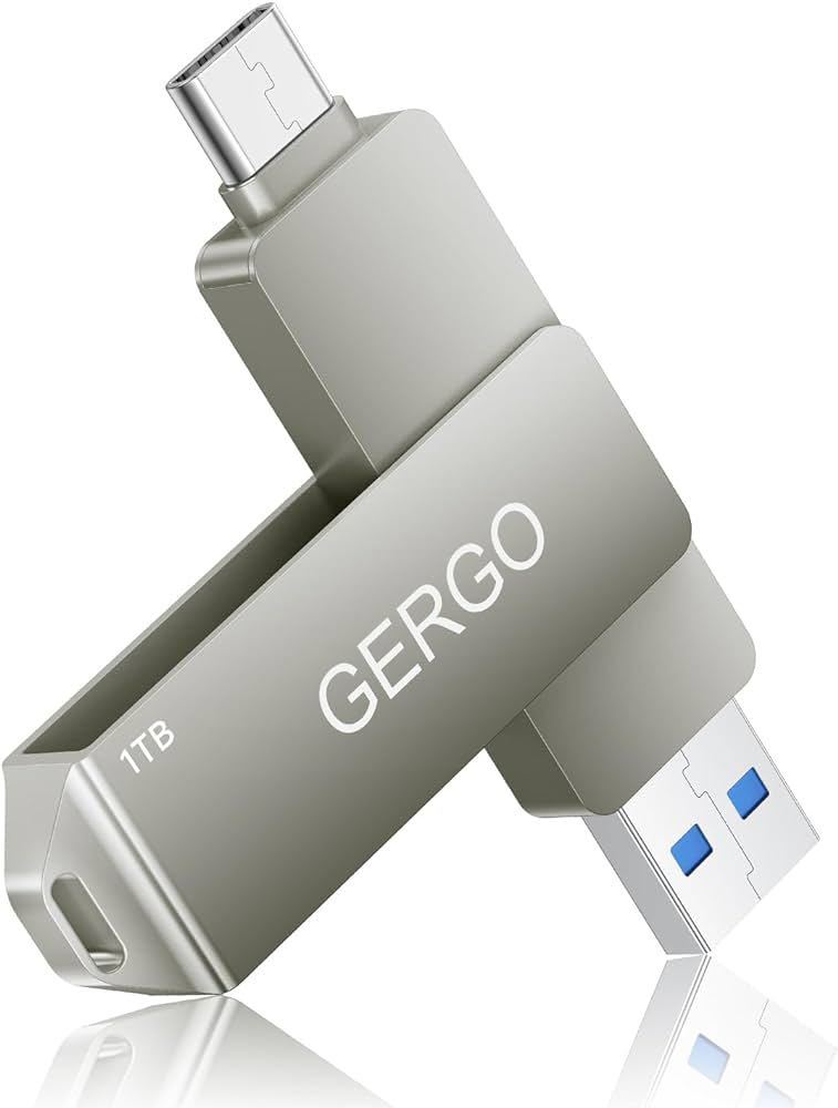 ＊GERGO USBメモリ 1TB 2IN1 USB3.0&Type-Cメモリ 大容量 フラッシュメモリ 外部メモリ_画像1