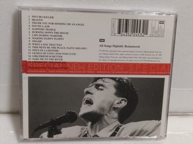 Talking Heads / トーキング・ヘッズ Stop Making Sense Special New Edition / ストップ・メイキング・センス　HDCD　Remastered　輸入盤_画像2