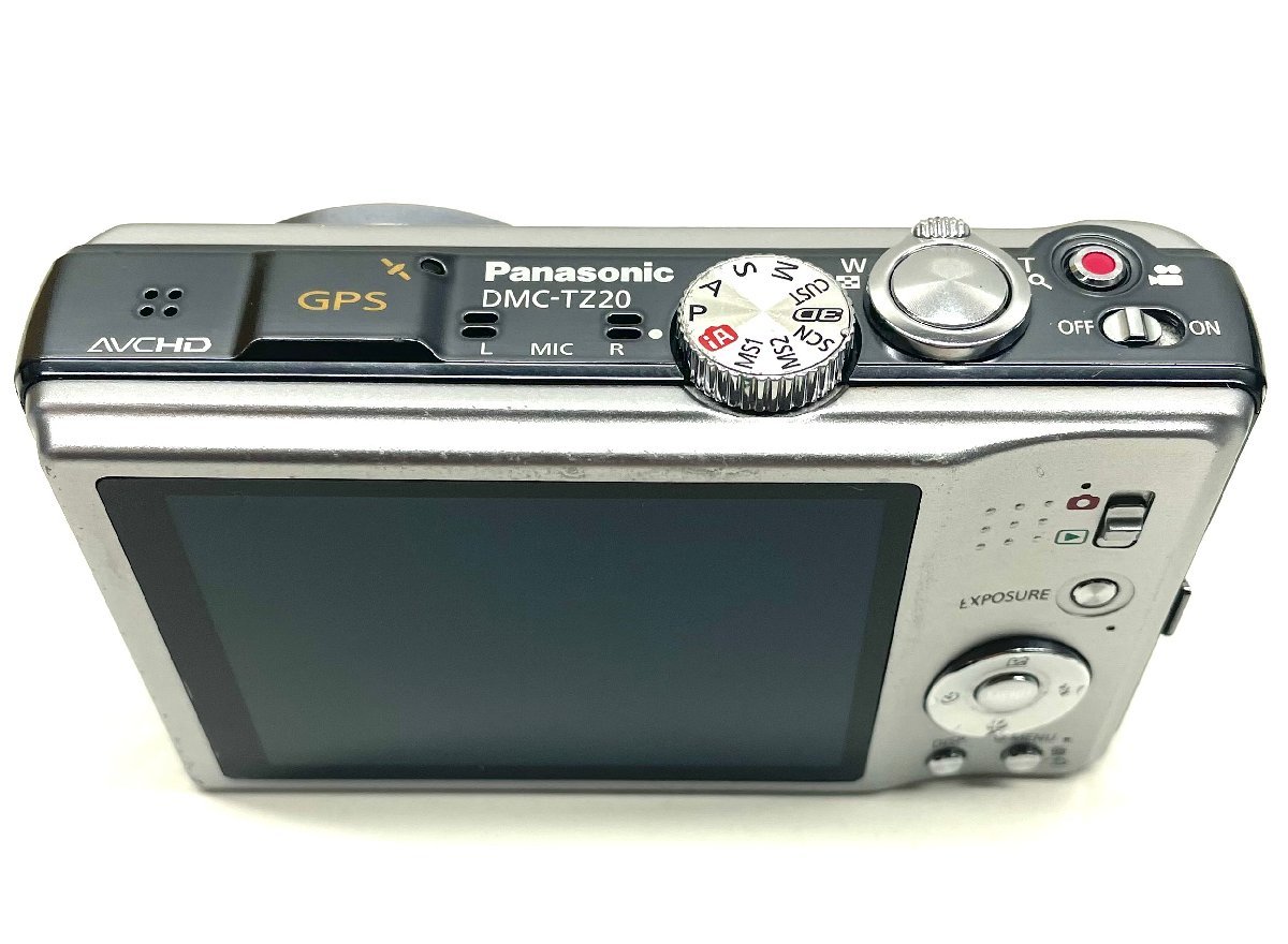 Panasonic パナソニック DMC-TZ20 LUMIX ルミクス コンパクトデジタルカメラ シルバー 充電器付 取説 箱付 動作確認済_画像5