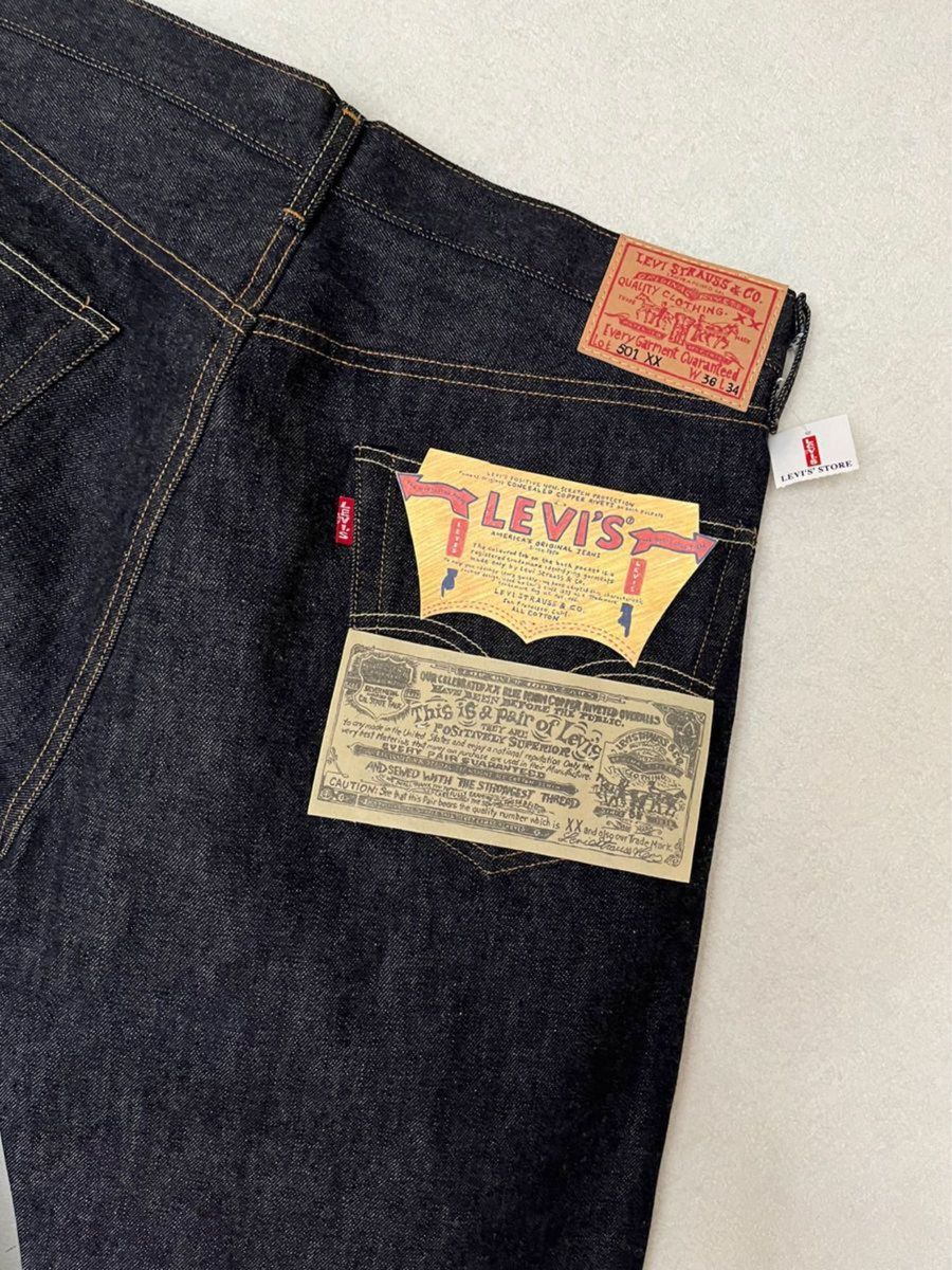 【新品 】LEVI'S 1955 Hand Drawn Jeans 501 150周年 リーバイス 手書き 501本限定 W36 