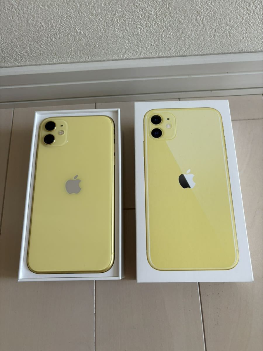 美品　iPhone１１　イエロー　１２８GB _画像2