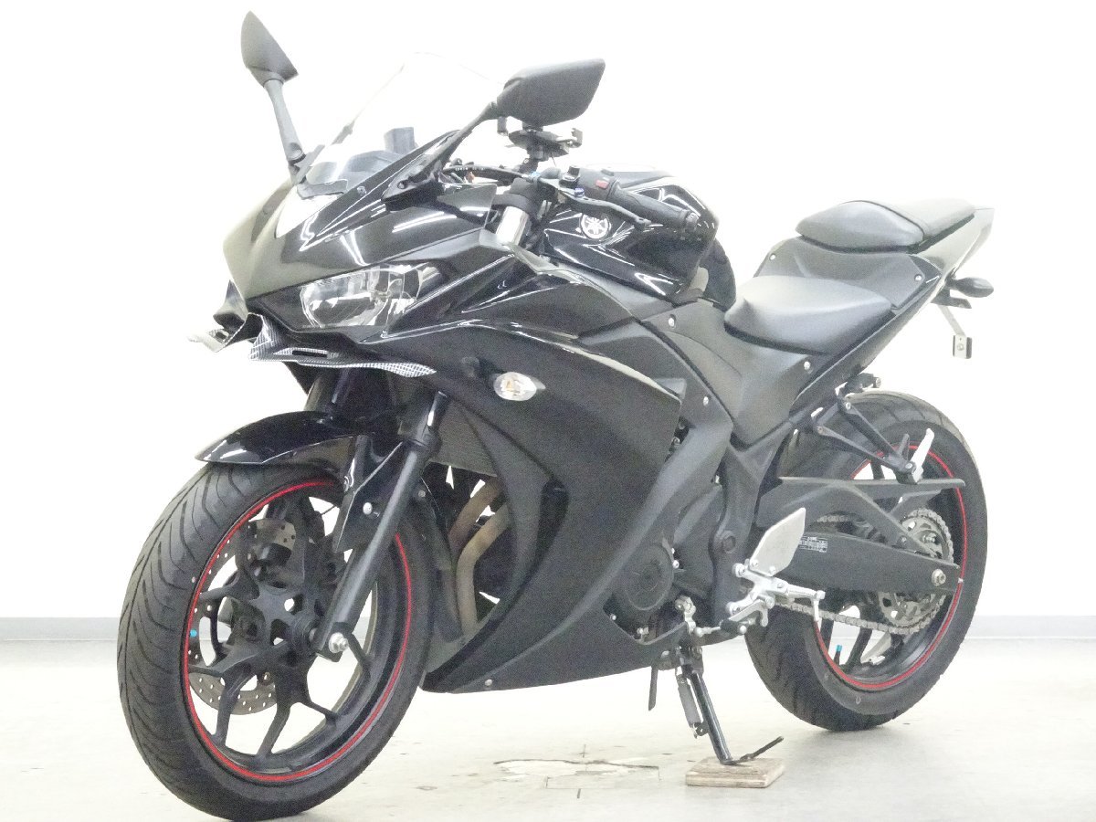 YAMAHA YZF-R3 【動画有】 ローン可 車検残有 2BL-RH13J ライトスポーツ フルカウル ヤマハ 車体 売り切り_画像3