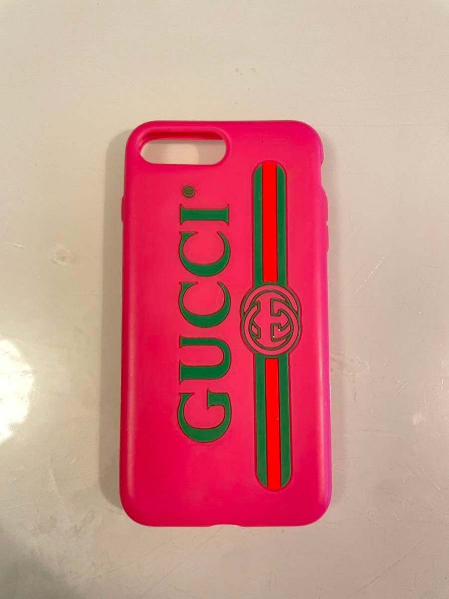 《希少》GUCCI  グッチ iPhoneカバー iPhone7plus／8plus スマホケース