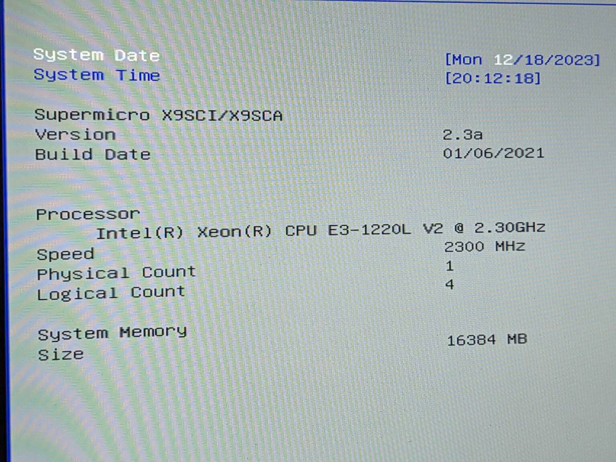  used operation verification settled SuperMicro X9SCA Intel Xeon E3-1220L RAM16GB 1U 4 Bay extra 1TB HDD x4 SSDx1 free shipping 