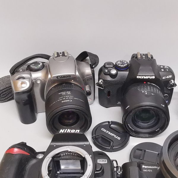 大量まとめ デジタルカメラ Canon IXY Panasonic LUMIX Nikon COOLPIX OLYMPUS SONY PENTAX Casio FUJI KODAK 他 現状品 Z4603F_画像2