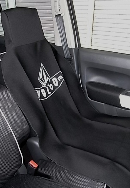 ラス1期間数量限定特価!!Japan正規新品 VOLCOM 2023 SEAT COVER / Black / ボルコム シートカバー ブラック / ２枚セット_画像3