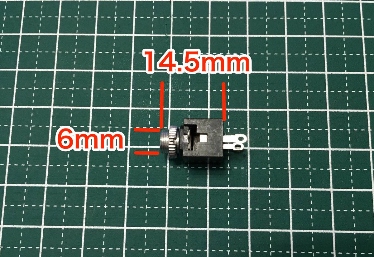 【新品】3.5mm モノラルミニジャック 10個セット 自作用・修理用に_ミニJACK3.5mmモノラルx10_【追跡有り】_画像4