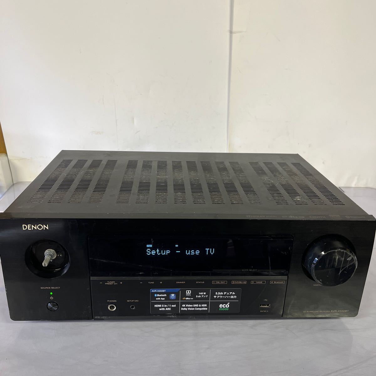 [ электризация OK] DENON AVR-X550BT звук оборудование 