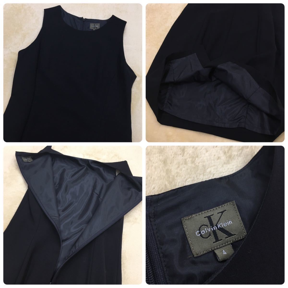 CK カルバンクライン ブラックフォーマル スーツ ワンピース CK カルバンクライン ブラックフォーマル スーツ ワンピース