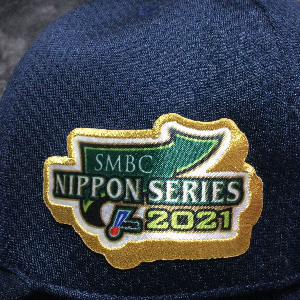 レア！ 東京 ヤクルト スワローズ 日本シリーズ 2021 選手仕様 キャップ 帽子 日本一 マジェスティック社製 58センチ 使用感ほとんど無 _画像2