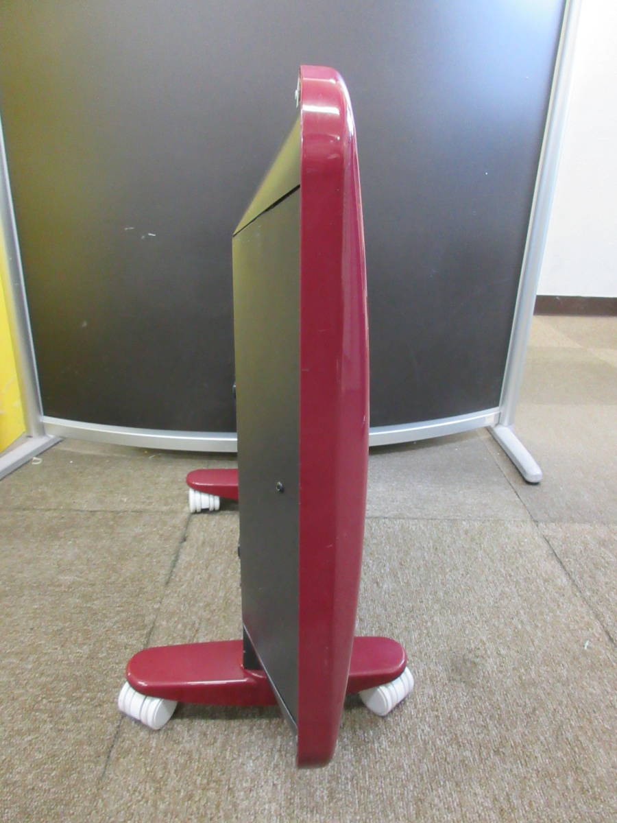 [38-3] green wood electric panel heater ( red ) GEP-1000A * free shipping ( Hokkaido * Okinawa * excepting remote island )