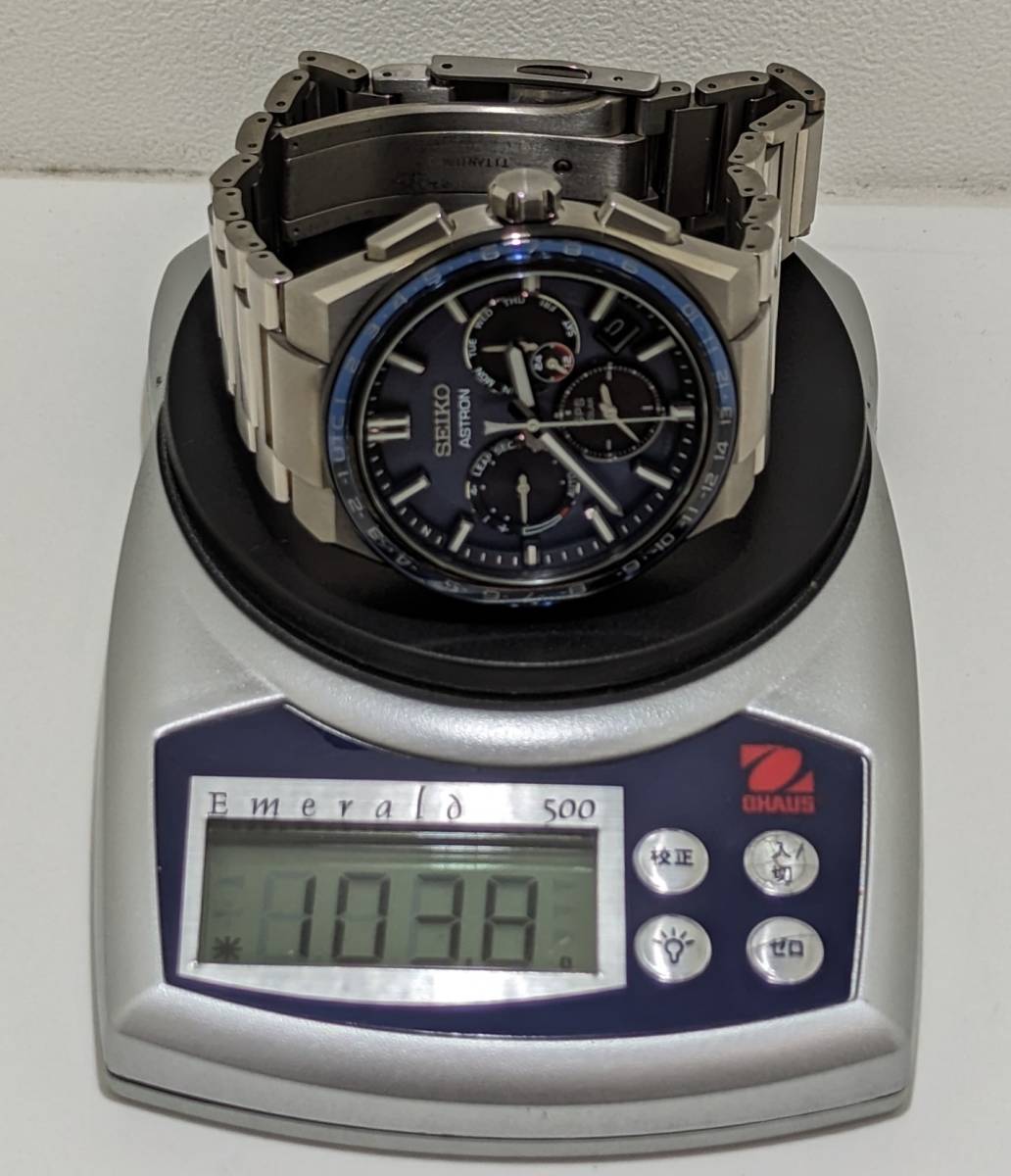 【19958】美品 稼動品 SEIKO ASTRON NEXTER セイコー アストロン ネクスター SBXC109 GPSソーラー チタン 時計 付属品有 ほぼ未使用_画像7