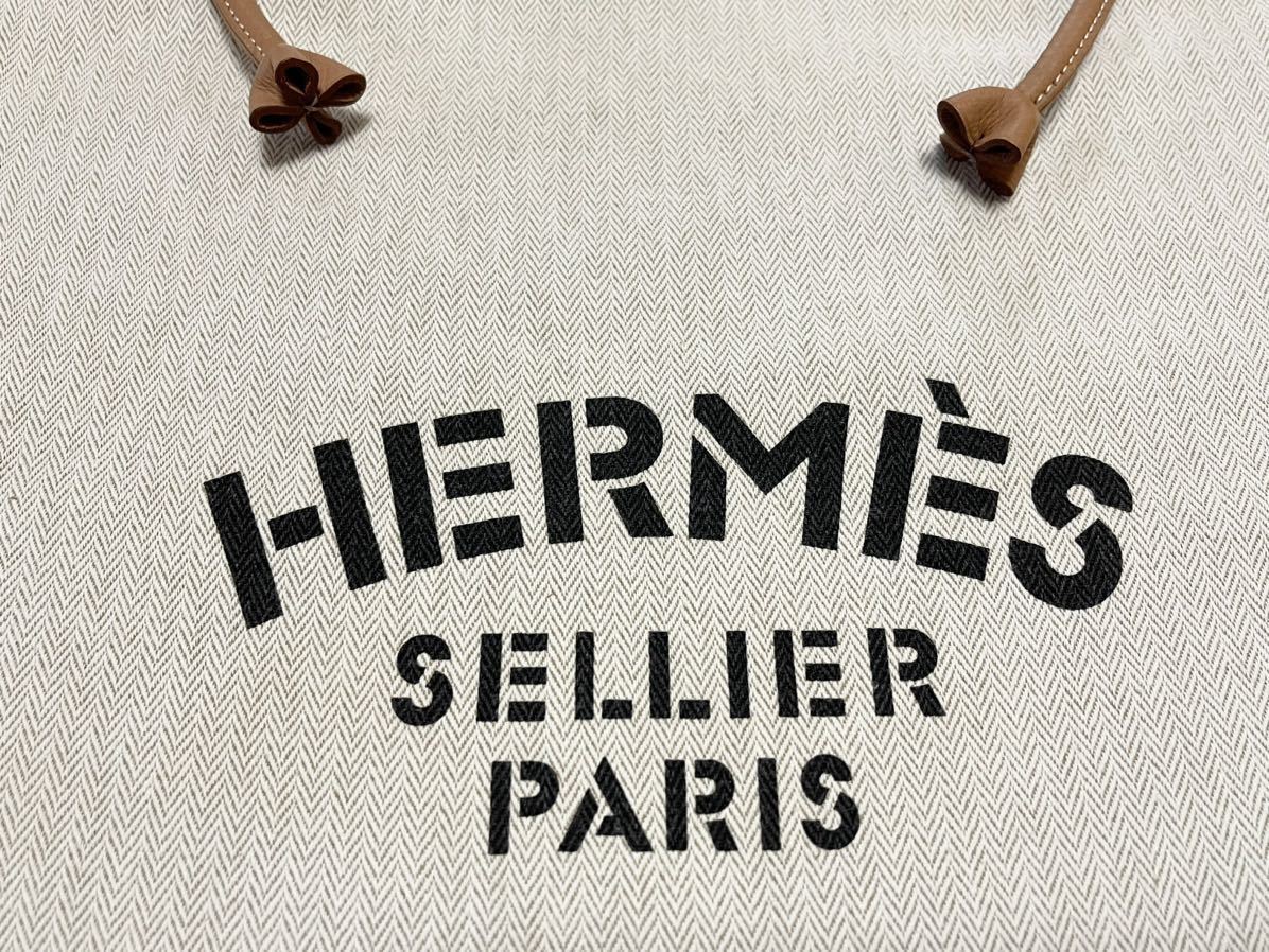 1000円〜！正規品　超美品　エルメス　HERMES アリーヌGM キャンパス×レザー　ショルダーバック　ヴィンテージ _画像2