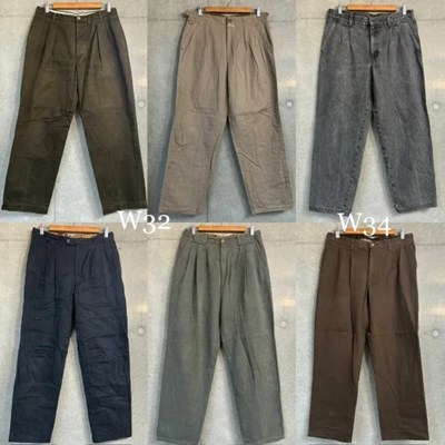 20着 コットンチノパンツMIX Men's W32~W36 US古着 ユーロ古着 タックパンツ 検品済 SRC古着卸 アソート 仕入れ 卸売り_画像2