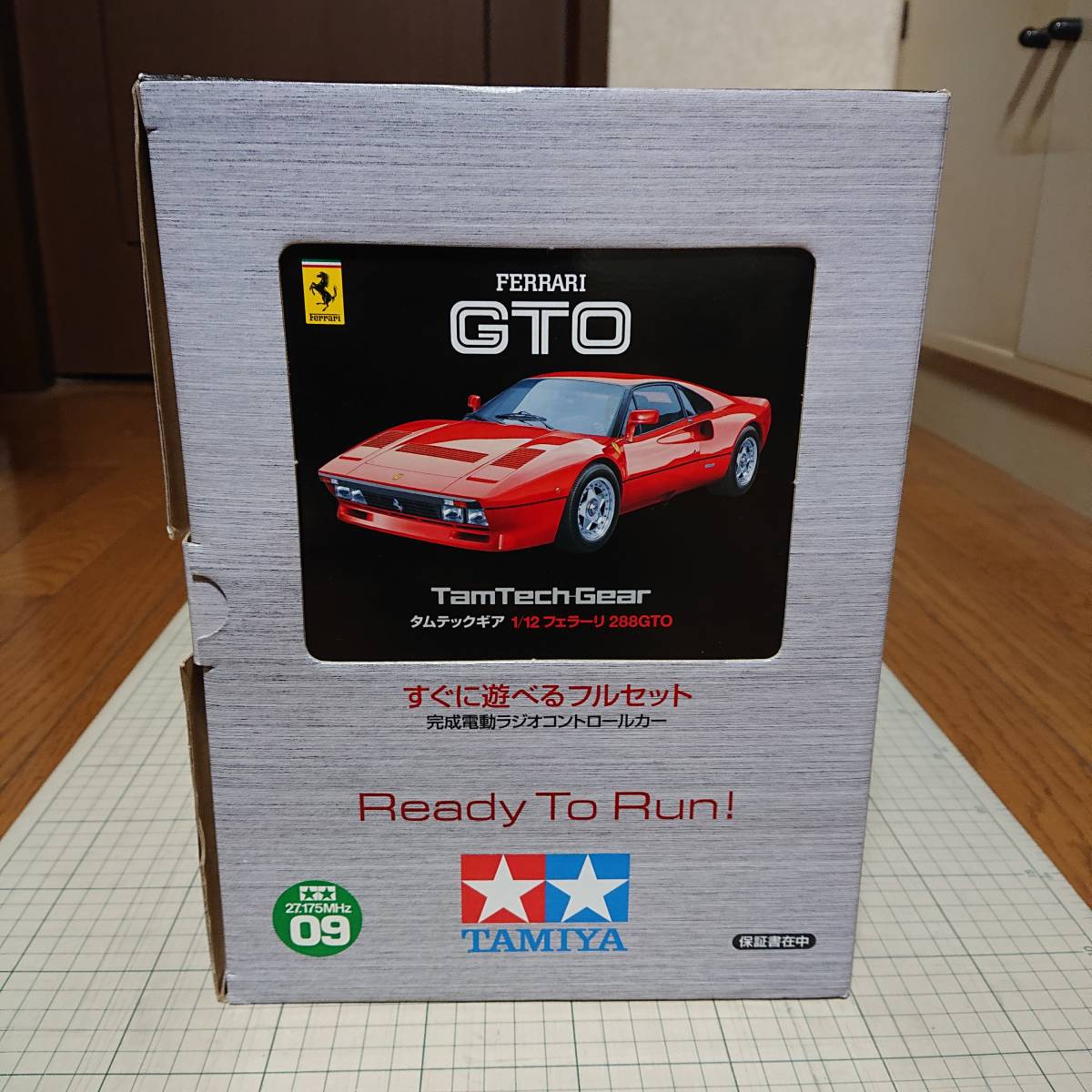 タミヤ1/12電動ラジコンカー、すぐに遊べるフルセット、TamTech Gear フェラーリ288GTO 未使用中古ジャンク品_1/12フェラーリ288GTO