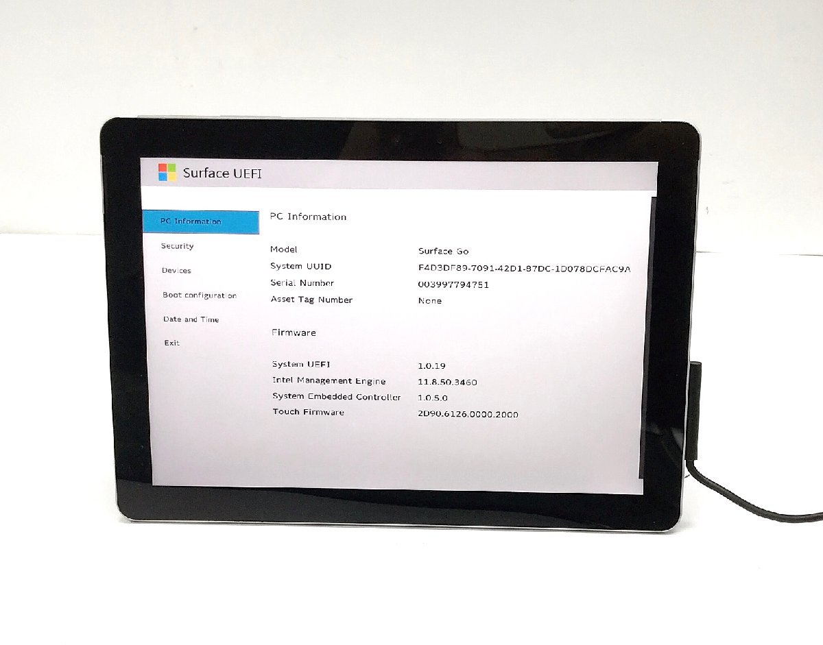 NT: Microsoft Surface Go / Model:1824 CPU: Pentium 4415Y/ 4GB/64G-SSD/ WEBカメラ /無線 10インチ タブレットパソコン_画像1