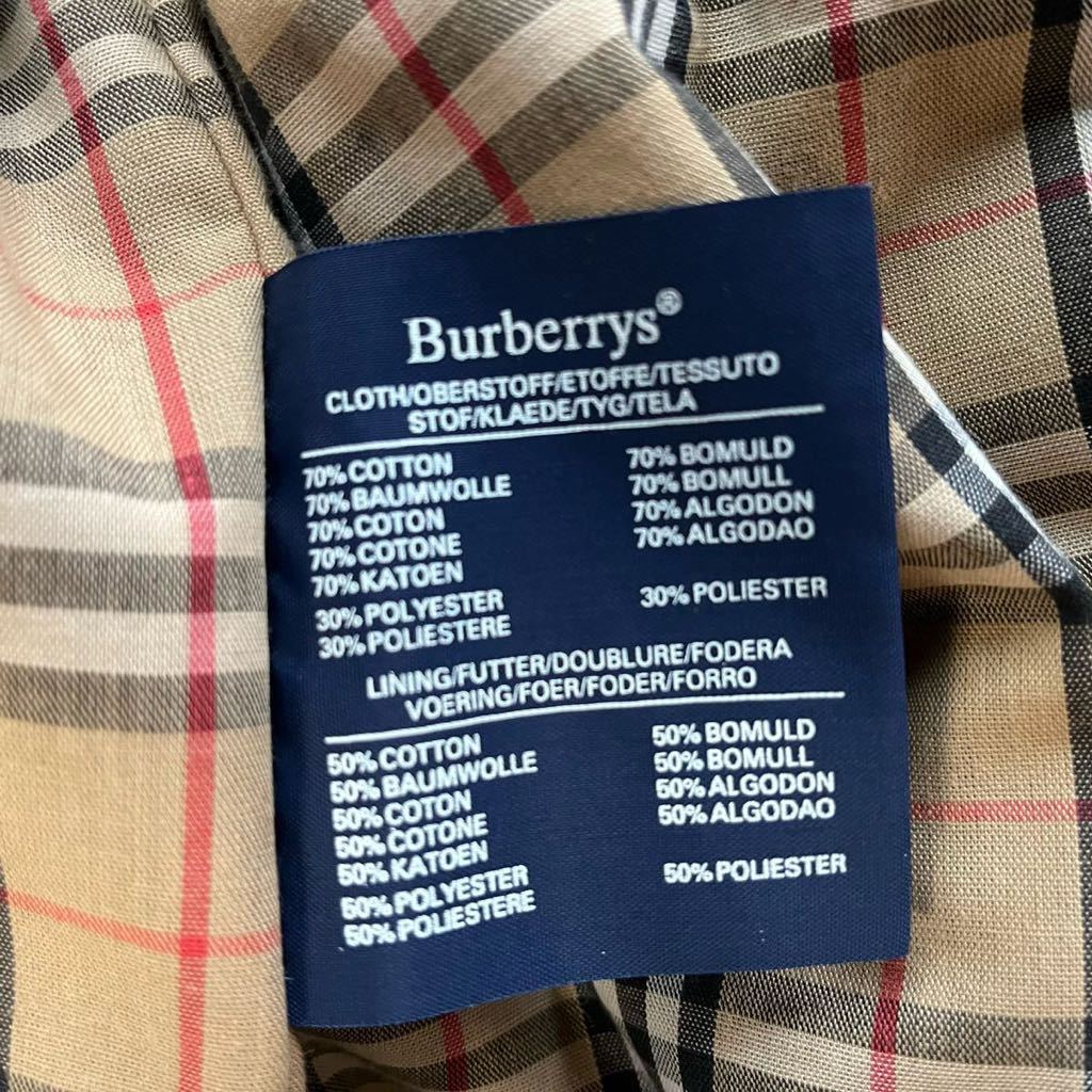 美品 Lサイズ BURBERRY【圧巻のノバチェック】バーバリー スイングトップ ブルゾン ホースロゴ カーキ メンズ ジャケット アウター _画像8