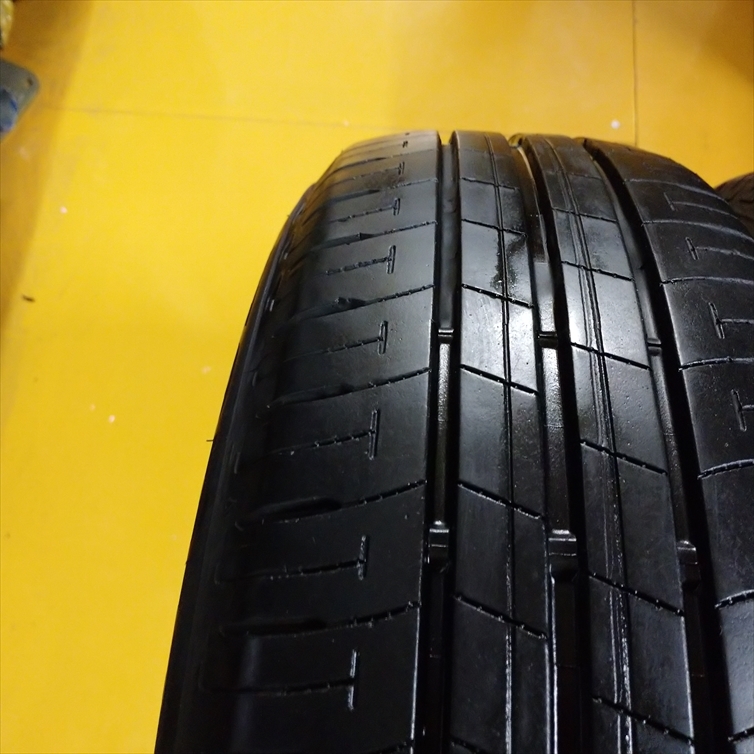 N-1164【中古タイヤ】195/60R17 ブリヂストン ECOPIA EP150 8～9分山×2本 ライズ ロッキーなどに【福岡 店頭交換もOK】_画像3