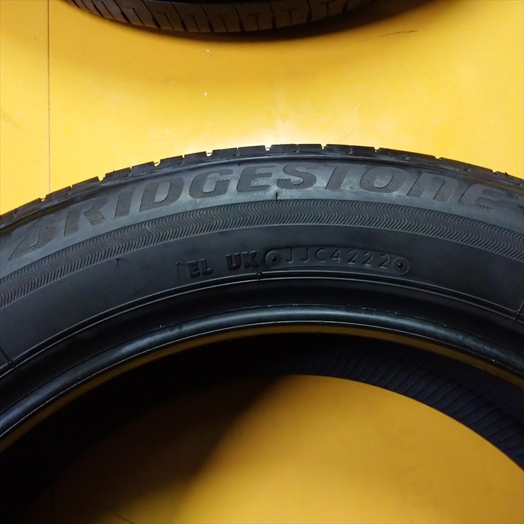 N-1164【中古タイヤ】195/60R17 ブリヂストン ECOPIA EP150 8～9分山×2本 ライズ ロッキーなどに【福岡 店頭交換もOK】_画像5