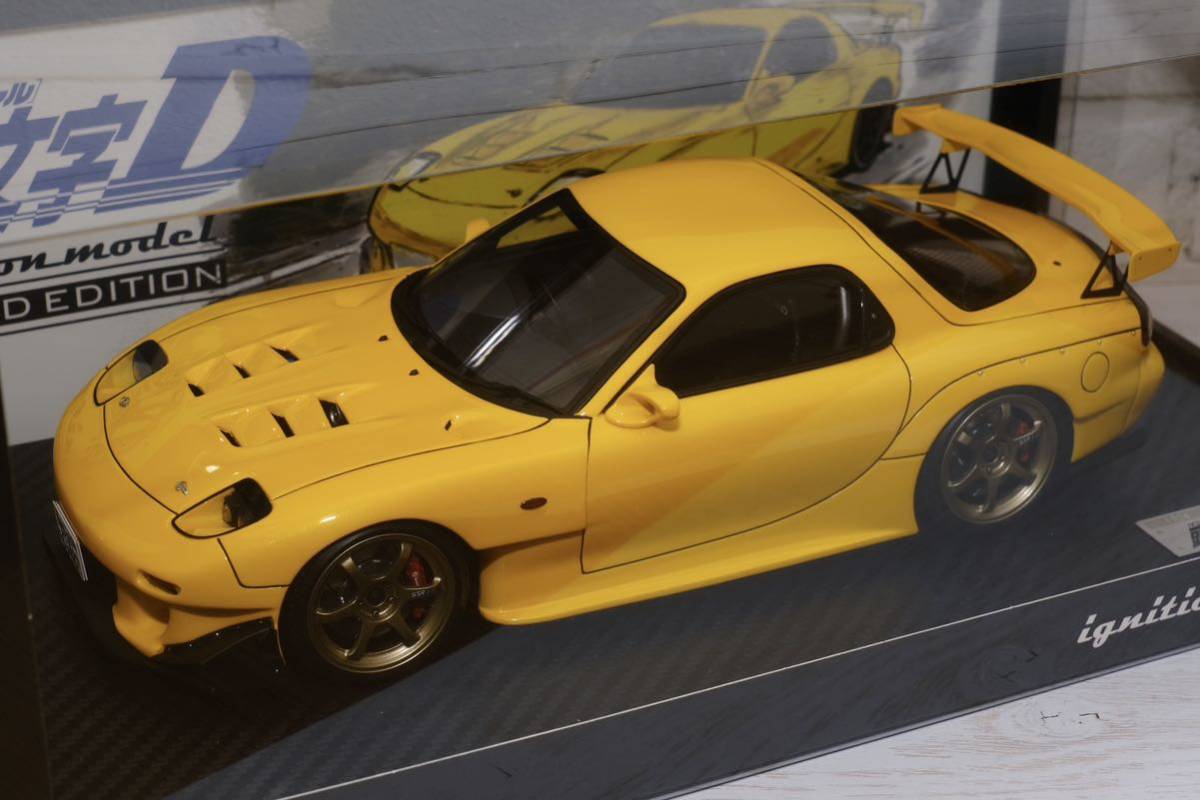 IG2868 1/18 INITIAL D Mazda RX-7 ( FD 3S) ナンバープレート IG2868 1/18 INITIAL D Mazda RX-7 ( FD 3S) ナンバープレート