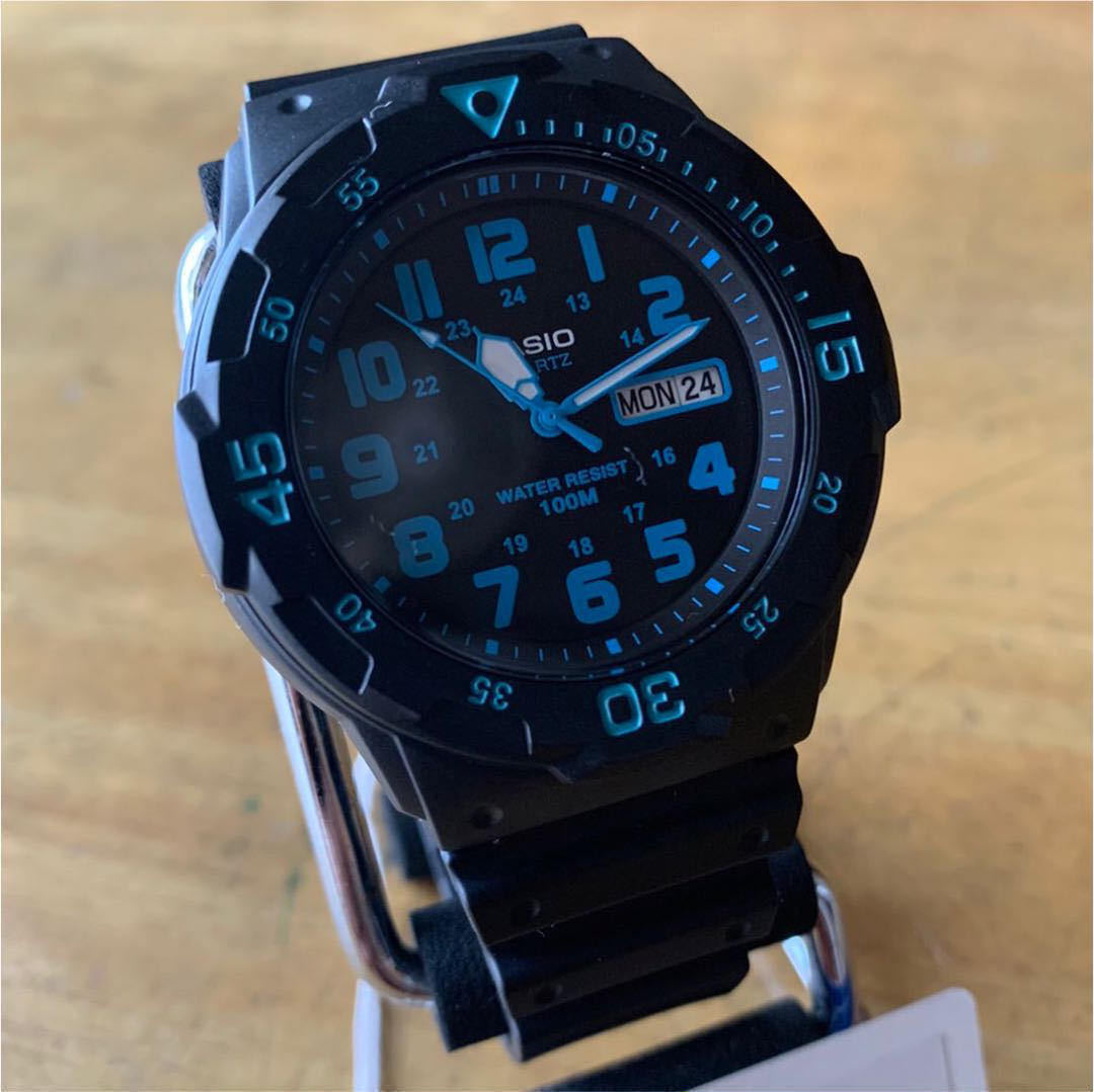 【新品・箱なし】カシオ CASIO ダイバールック メンズ 腕時計 MRW-200H-2B ブラック_画像3