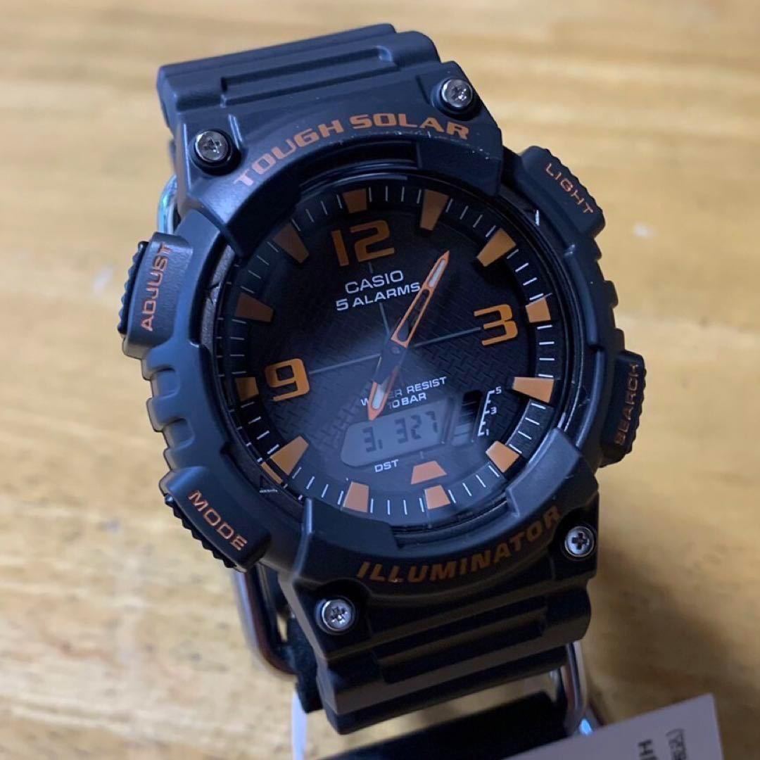 【新品・箱なし】カシオ CASIO 腕時計 メンズ AQ-S810W-8A クォーツ ブラック ダークグレー_画像3