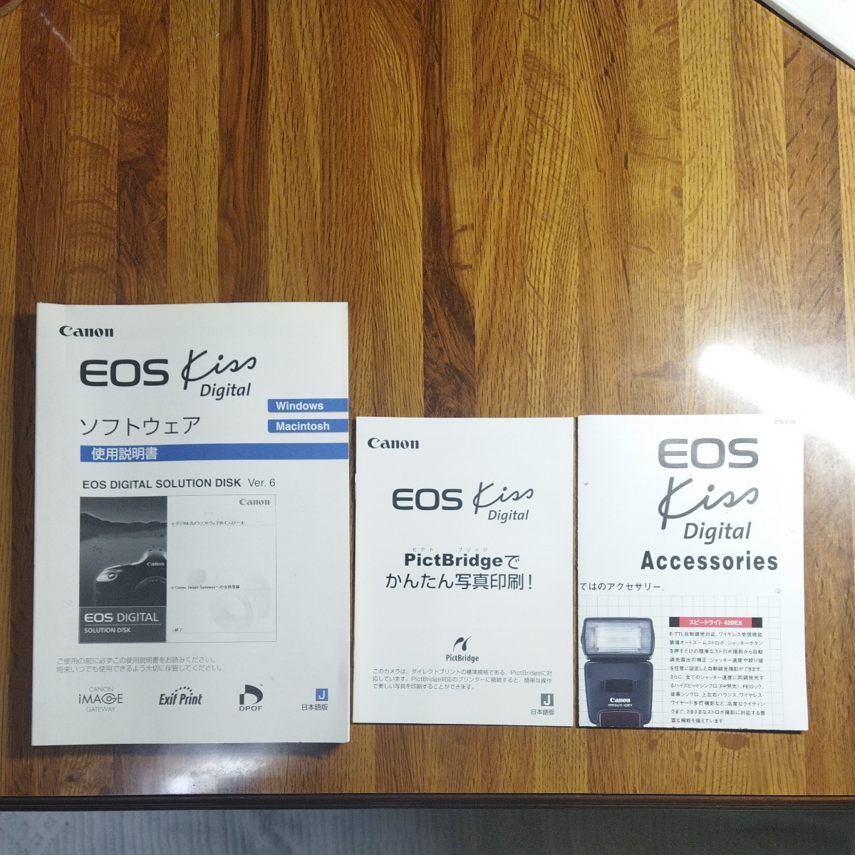 Canon EOS KISS Digital ソフトウェア　使用説明書_画像1