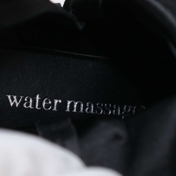 【新品 未使用】 water massage 卑弥呼 秋冬 【スウェード レザー】 ロング丈 ブーツ 靴 Sz.23　レディース 黒 日本製　E3G00821_C#T_画像9