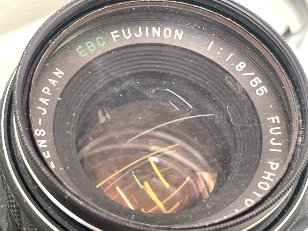 5534★フジカ FUJICA ST801 EBC FUJINON 55mm F1.8 ボディレンズセット 一眼レフカメラ 動作未確認 ブラック 黒 一眼 1円スタート_画像4