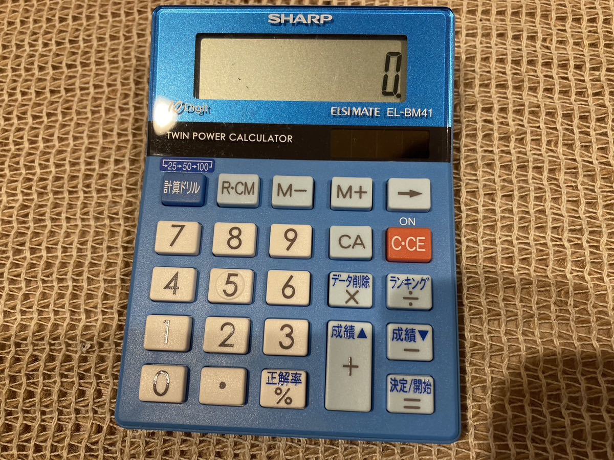 SHARP 電卓 の画像2