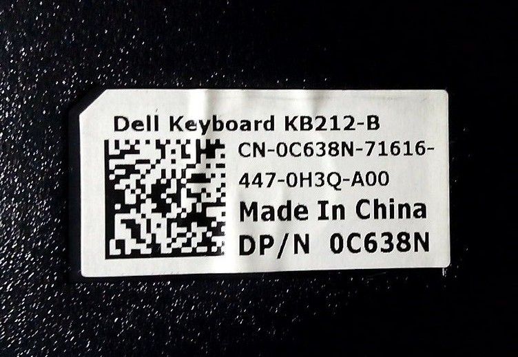 USB キーボード⑥ DELL