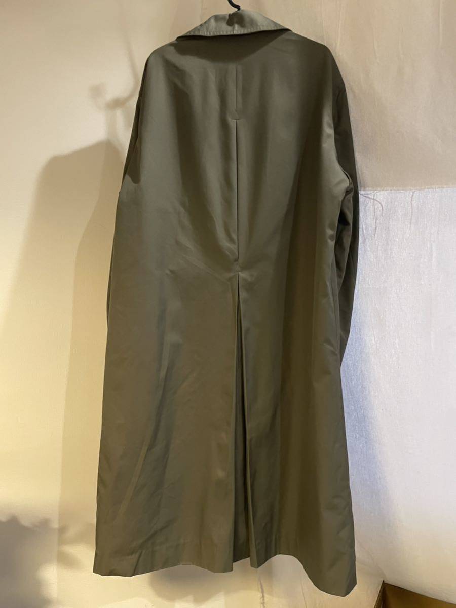 90-00s FRENCH MILITARY BALMACAAN COAT フレンチミリタリーコート 古着 軍物 カーキ ステンカラーコート ロングコート_画像7