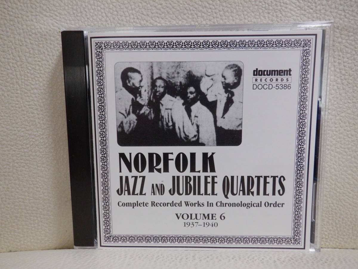 [CD] NORFOLK JAZZ AND JUBILEE QUARTETS / VOL.6_画像1