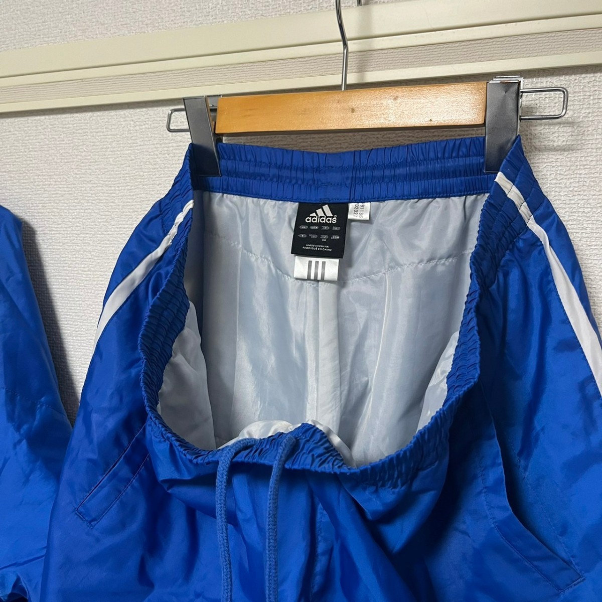 ☆【XO 】adidas 中綿 ピステ 上下セット アディダス 青 ☆【XO 】adidas 中綿 ピステ 上下セット アディダス 青