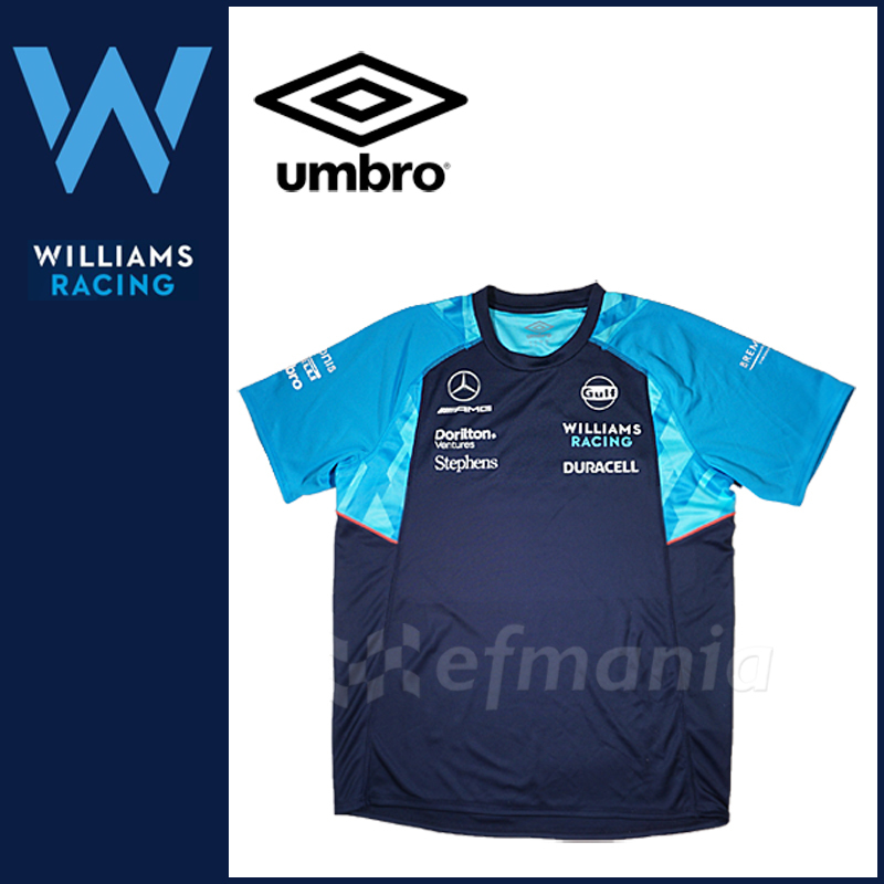 【非売品】2023 ウィリアムズ F1 支給品 トレーニングジャージー・シャツ umbro★アルボン 日本GP 鈴鹿サーキット