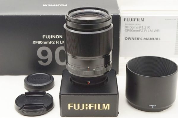 ☆美品☆ FUJIFILM フジフィルム FUJINON XF 90mm F2 R LM WR 元箱 付属品 ♯23120205_画像1