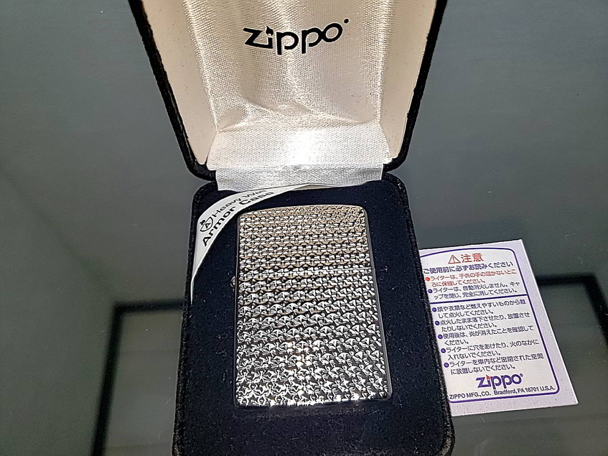 ZIPPO　アーマー　両面加工　2005年製