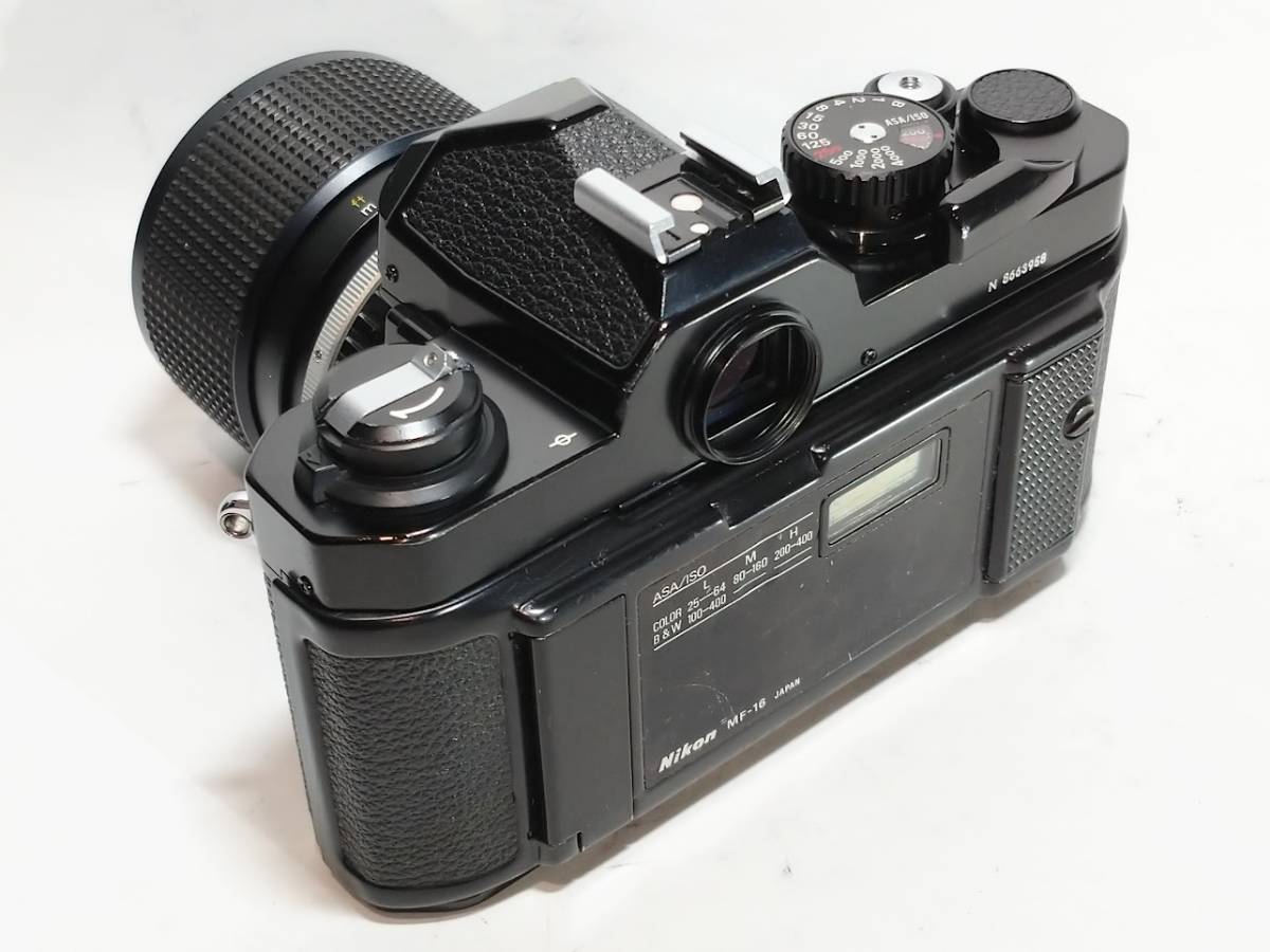 【極上美品・光学極上/動作良好】 ニコン Nikon New FM2 CEマーク入(データバック、レンズセット）希少なNew FM2の綺麗な逸品！#2245_画像8